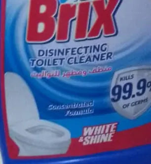 Brix Disinfecting Toilet Cleaner White& Shine  500ml Murukali.com