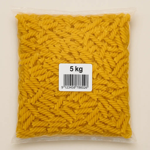 Bulk Fusilli Pasta - Premium Quality Spiral Pasta Bag 5kg Murukali.com