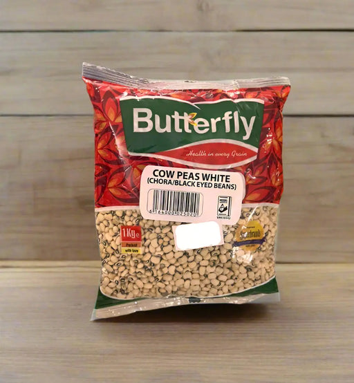 Butterfly Cow Peas White Chora/Black Eyed Beans 1kg Murukali.com