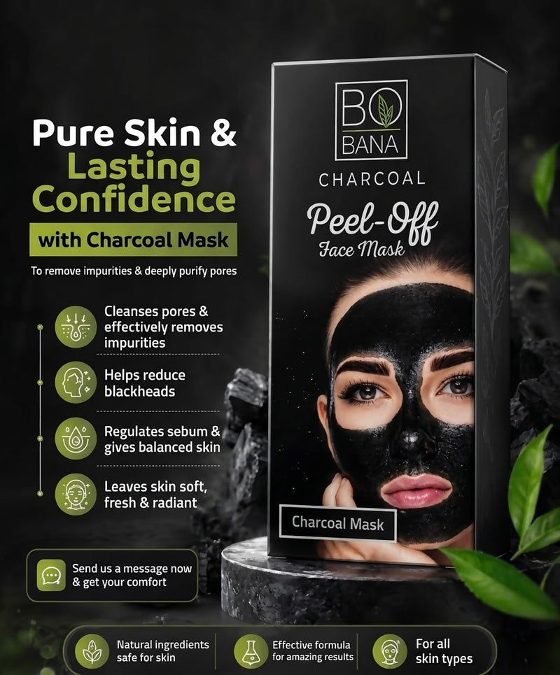 Bobana charcoal peel off mask 120 gm