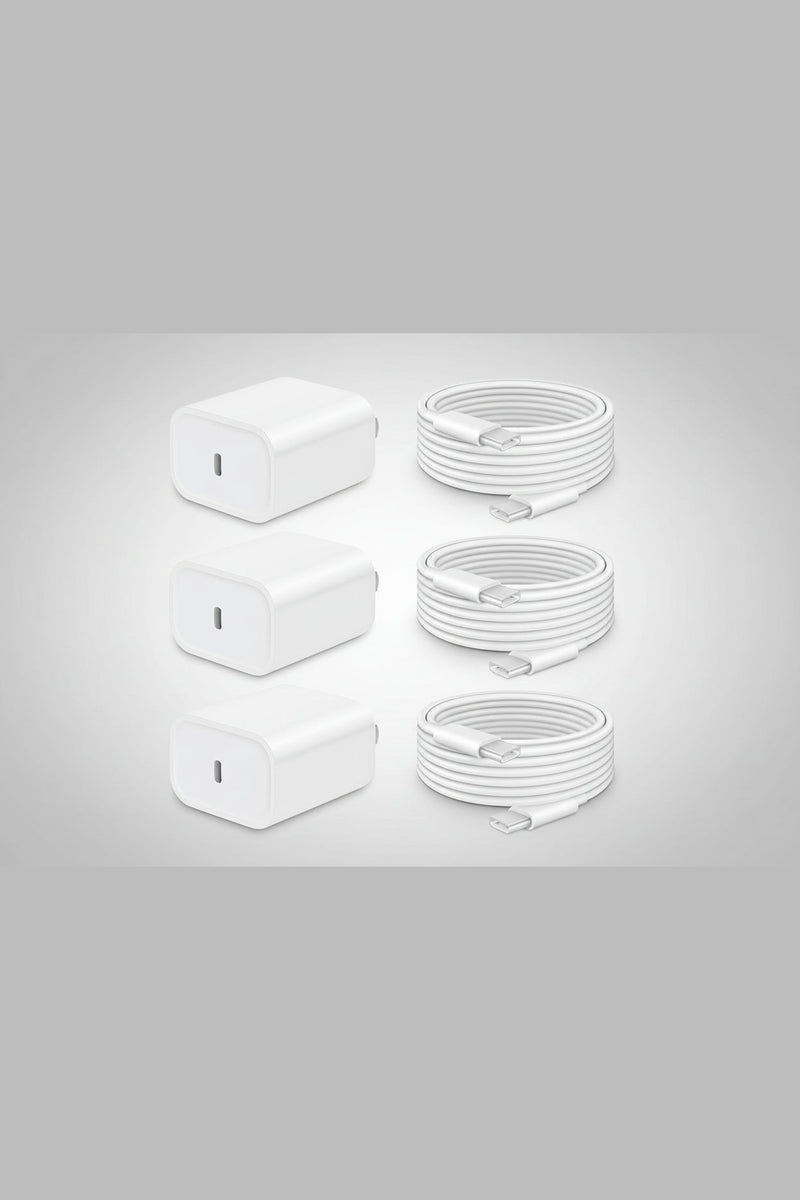 CXX 20W USB-C Fast Charger 3-Pack