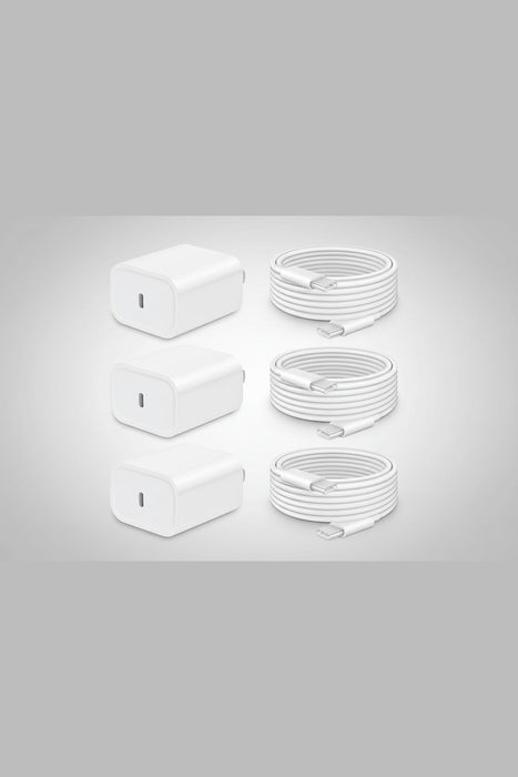CXX 20W USB-C Fast Charger 3-Pack