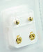 Caflon Ear Piercing Earrings Studs - Regular Yellow Gold Stud Ball murukali.com