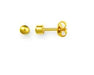 Caflon Ear Piercing Earrings Studs - Regular Yellow Gold Stud Ball murukali.com