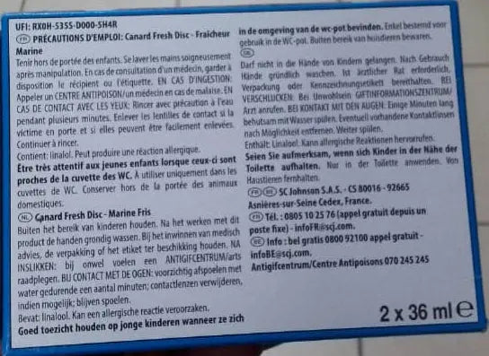 Canard Wc Fresh Disc 2x36ml Murukali.com