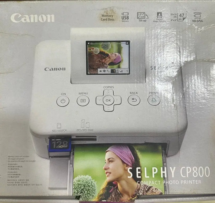 Canon SELPHY CP800 Compact Photo Printer Murukali.com