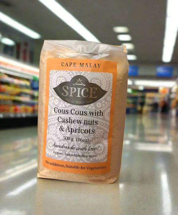 Cape Malay Spice Cous Cous with Cashew nuts & Apricots 500g Murukali.com