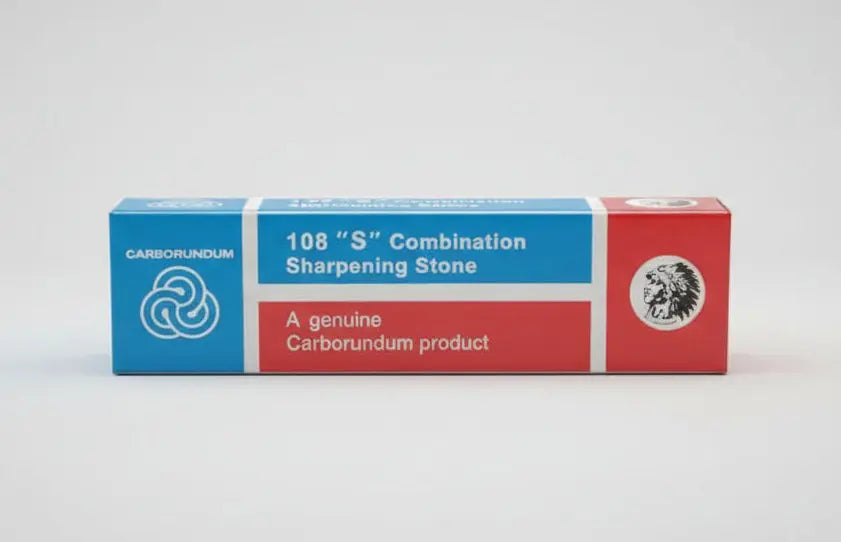 Carborundum 108 “S” Combination Sharpening Stone – Dual-Grit Knife & Tool Sharpener