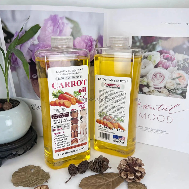 Carrot Oil For Body And Face 1000Ml Murukali.com