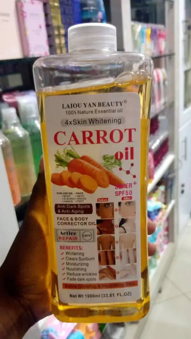 Carrot Oil For Body And Face 1000Ml Murukali.com
