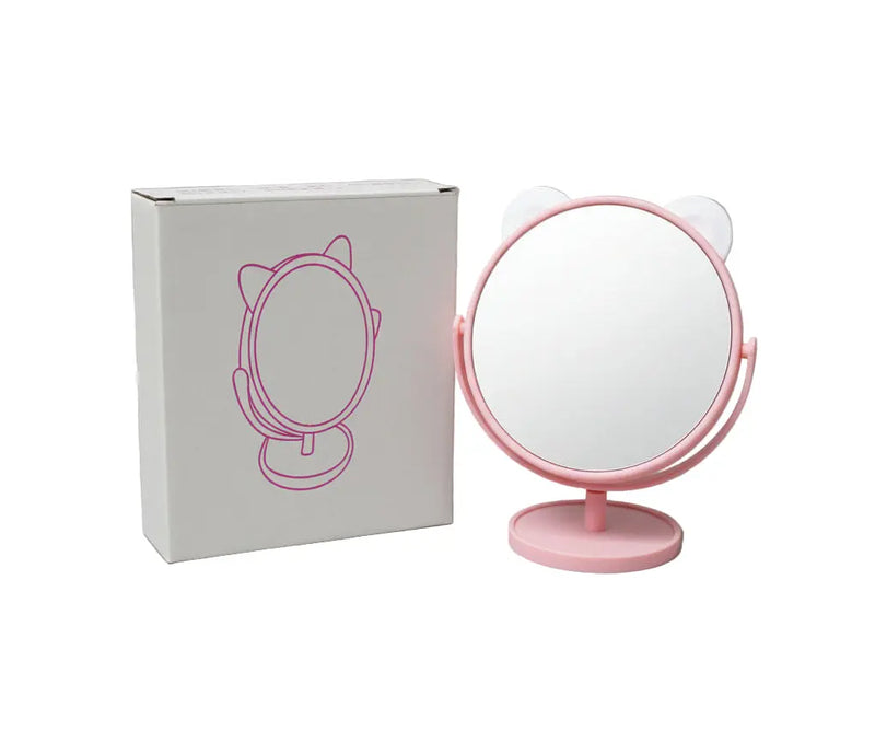 Cat-Shaped Desktop Makeup Mirror