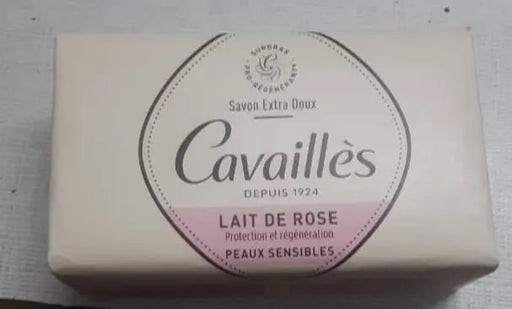 Cavaillès Savon Extra Doux Lait de Rose 100g - Gentle Rose Milk Soap Murukali.com