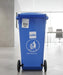 Cello Blue Plastic wheeled Garbage Bin 120L Murukali.com