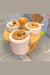 Ceramic Condiment Set with  Wooden Lid and Rotating  Base Ceramic Spice Rack Murukali.com