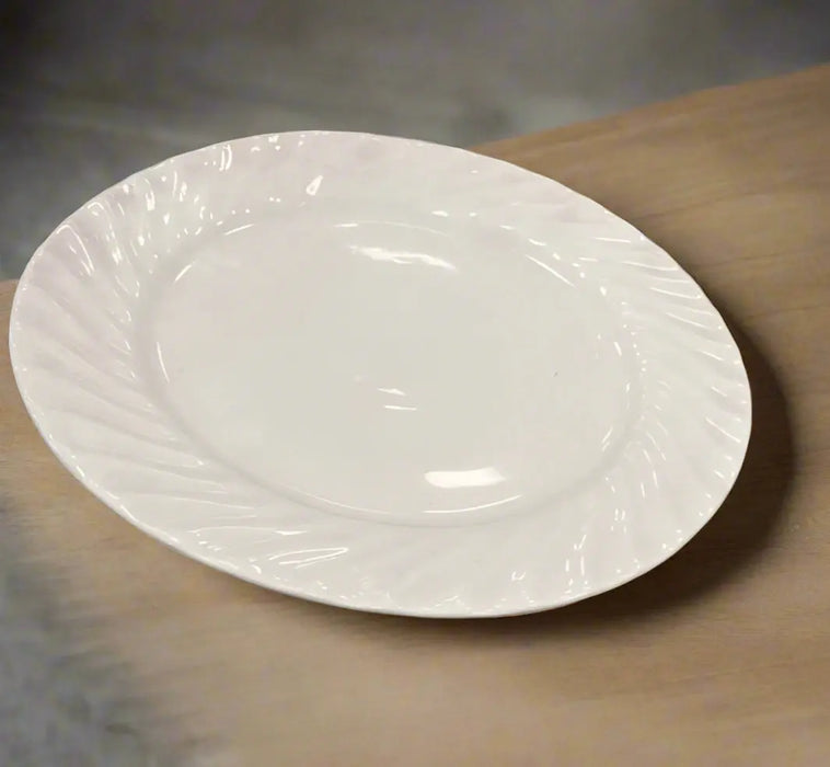 Ceramic Plate White 1pcs Murukali.com