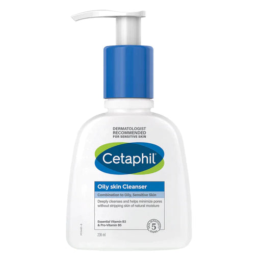 Cetaphil Oily Skin Cleanser, Face Wash for Combination to Oily Sensitive Skin 236ml murukali.com