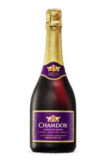 Chamdor Sparkling Red Grape Wine, Non-Alcoholic, 750ml murukali.com