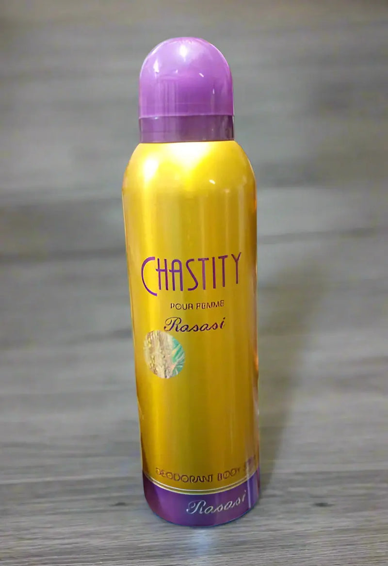 Chastity Pour Femme by Rasasi – Deodorant Displayed in Cosmetics Aisle 200ml Murukali.com