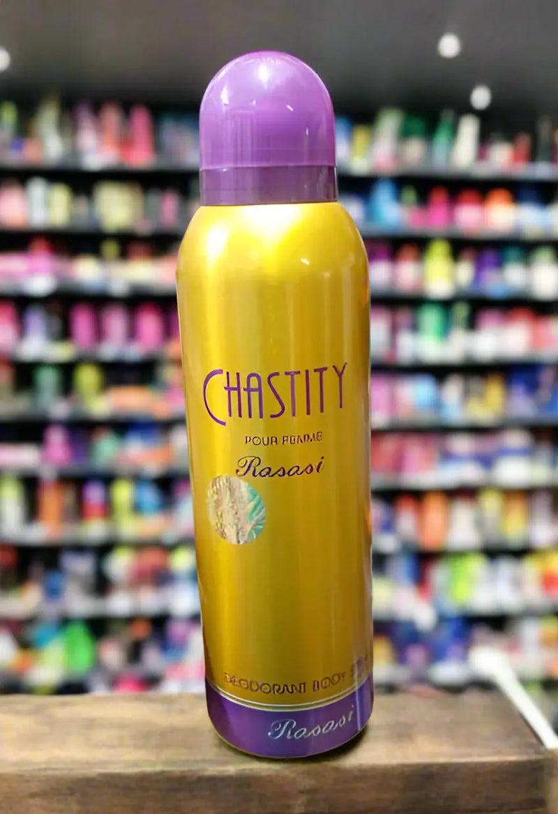 Chastity Pour Femme by Rasasi – Deodorant Displayed in Cosmetics Aisle 200ml Murukali.com
