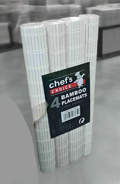 Chef's Choice Bamboo 4-Placemats Different Color Murukali.com