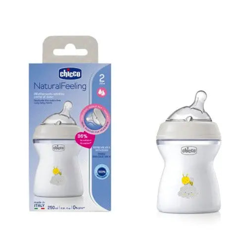 Chicco NaturalFeeling Baby Bottle  250 ml 2+ months Murukali.com