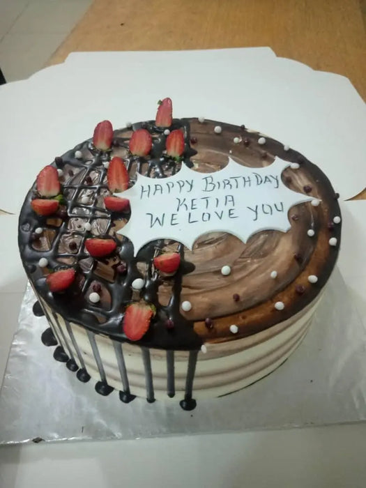 Chocolate Birthday Cake murukali.com