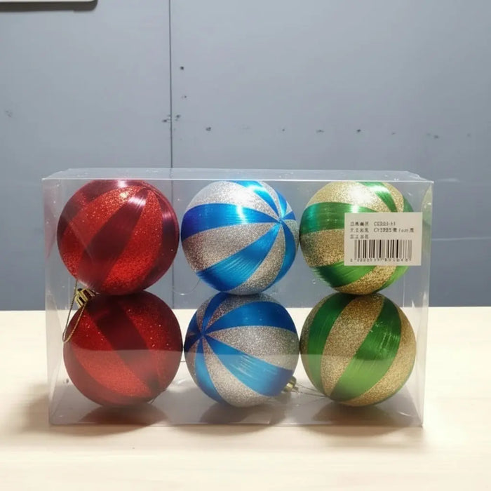 Christmas 6 Balls Decoration
