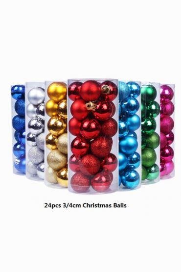 Christmas Balls 24pcs murukali.com