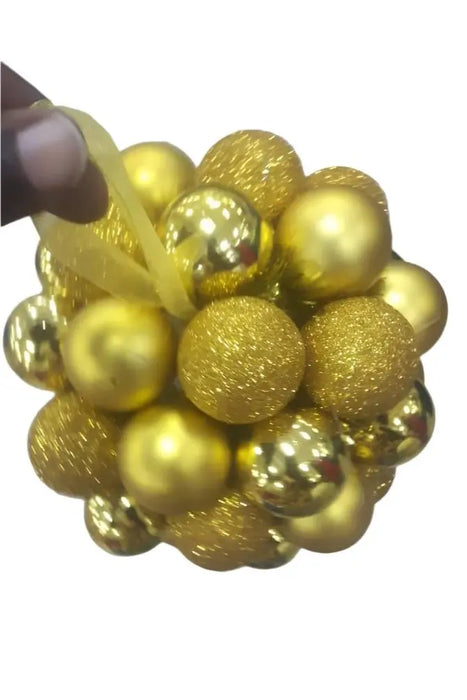 Christmas Gold Plastic Ornaments murukali.com