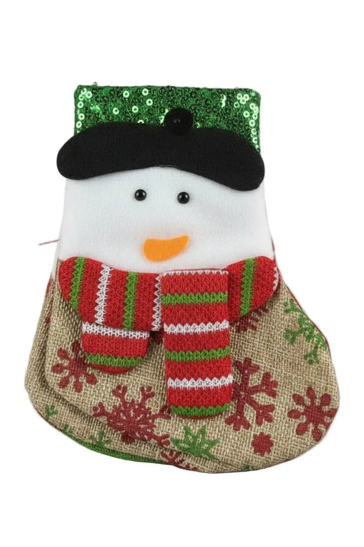 Christmas Stocking – Snowman Design Murukali.com