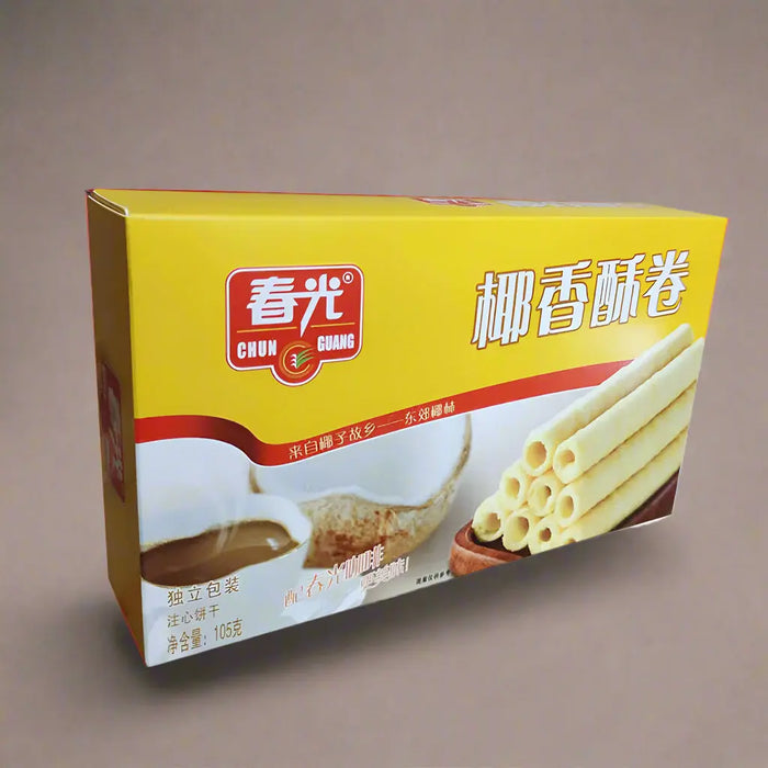 Chun Guang Coconut Wafer Roll - 105g Pack Murukali.com