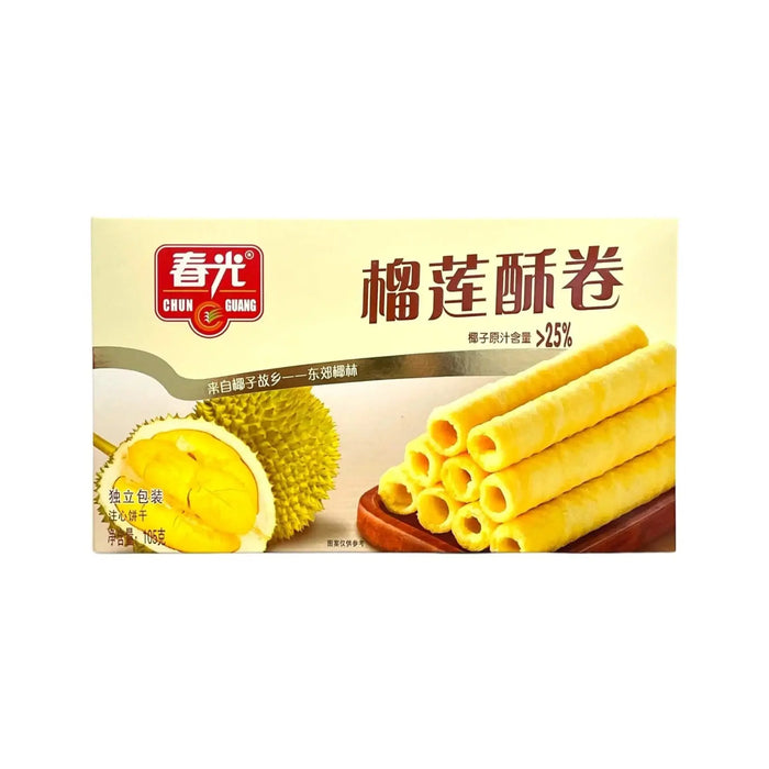 Chun Guang Durian Wafer Roll  105g murukali.com
