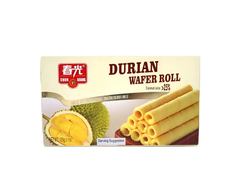 Chun Guang Durian Wafer Roll  105g murukali.com
