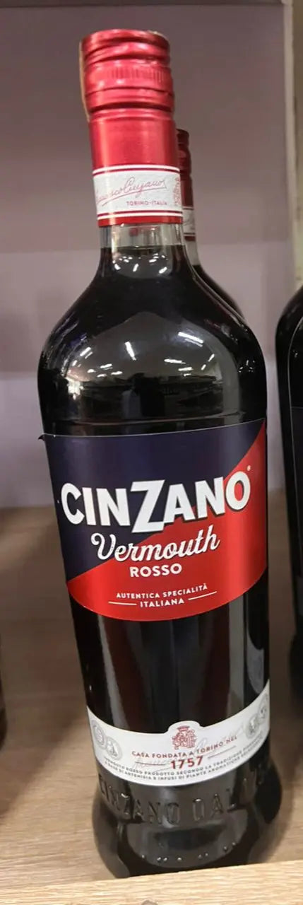 Cinzano Vermouth Rosso - Authentic Italian Vermouth - 1L Murukali.com