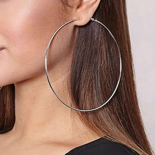 Circle Silver Earrings murukali.com