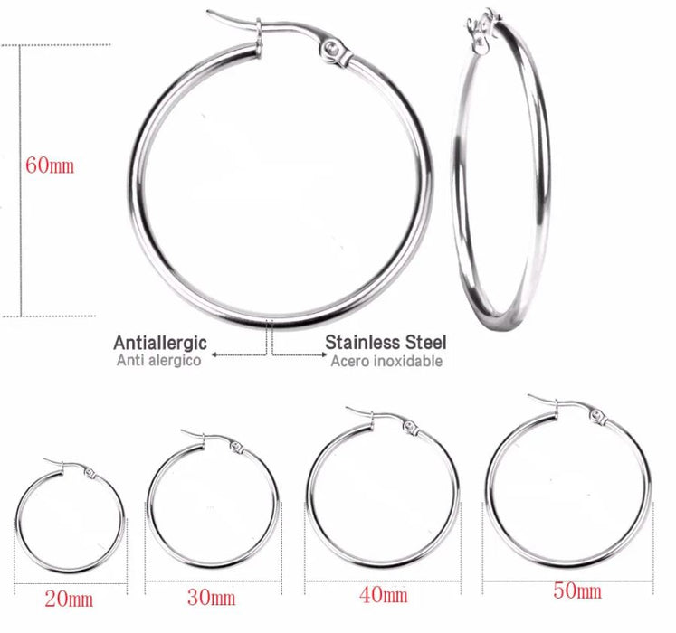 Circle Silver Earrings murukali.com