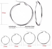Circle Silver Earrings murukali.com