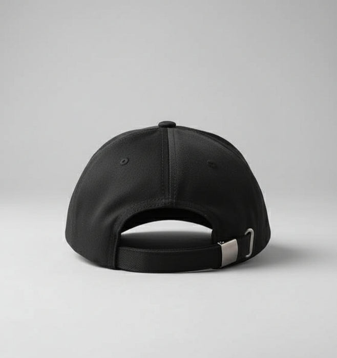 Classic Adjustable Black Baseball Cap – Simple Everyday Style Murukali.com