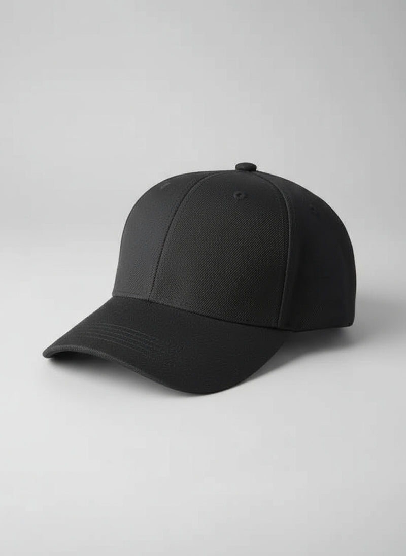Classic Adjustable Black Baseball Cap – Simple Everyday Style Murukali.com