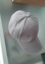 Classic Adjustable Light Gray Baseball Cap – Simple Everyday Style Murukali.com