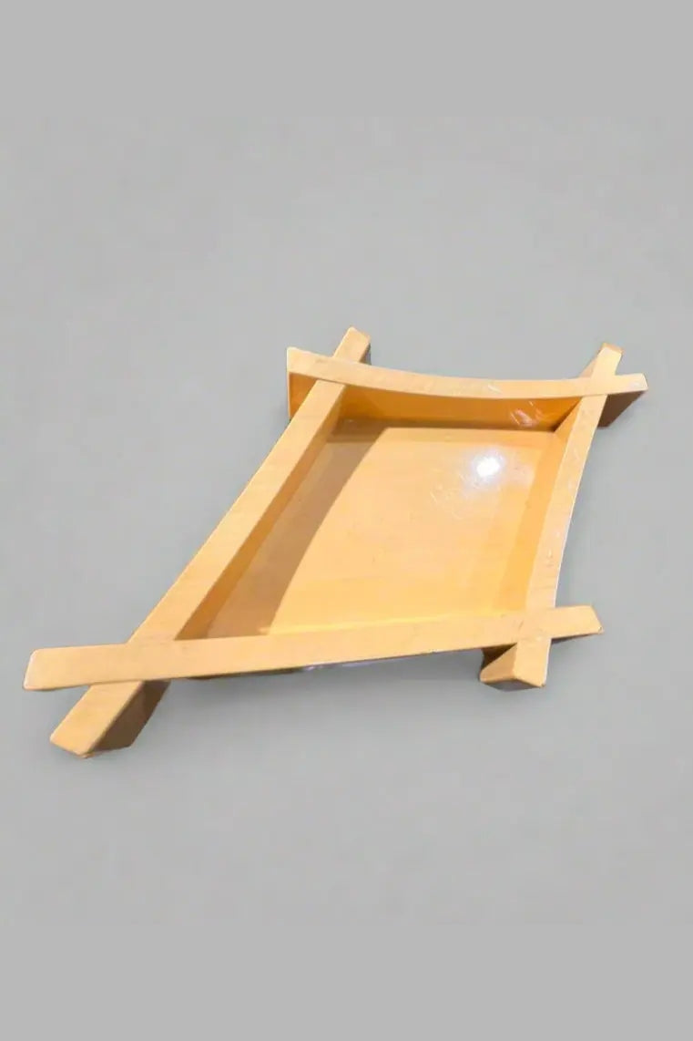 Classic Yellow Rhombus Serving Tray Murukali.com