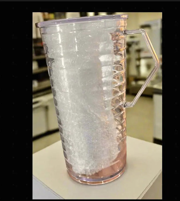 Clear Plastic Pitcher Serving Beverages Set of 4 Cups Murukali.com