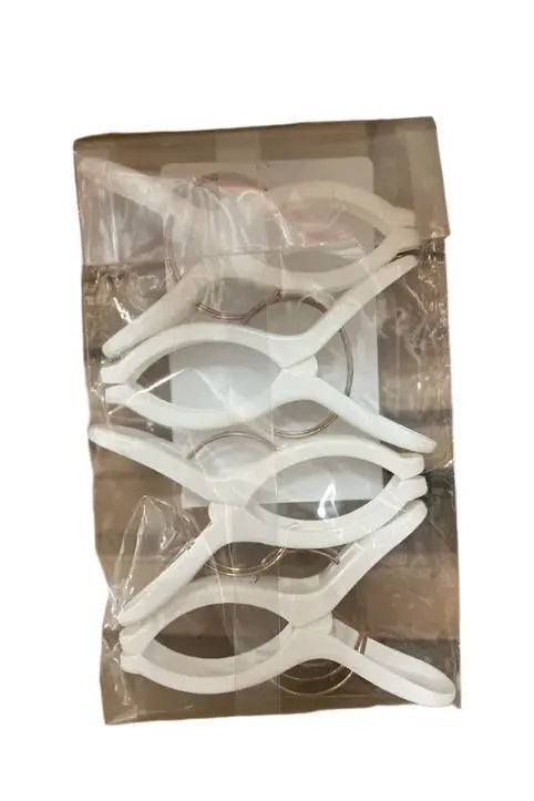 Clip or Clothes Peg Plastic White Hangers Murukali.com