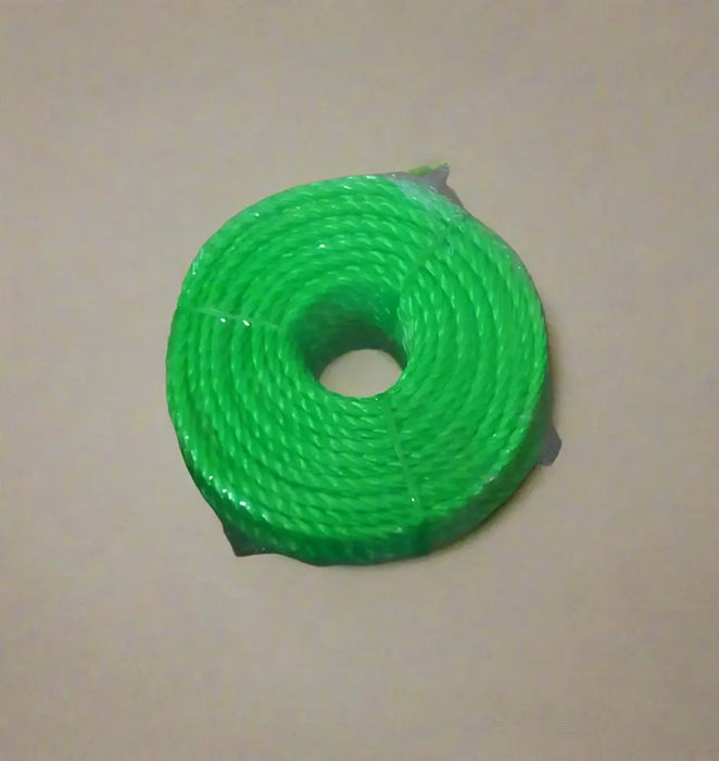 Coil of Orange Polyethylene Rope 20m Murukali.com