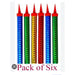 Colorful Sparking Candle /6pcs Murukali.com