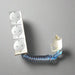 Compact 3-Socket Power Strip with Coiled Cord Murukali.com