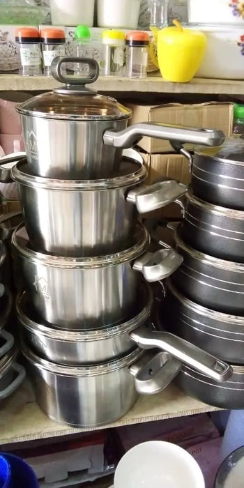 Cookware set of 5 murukali.com