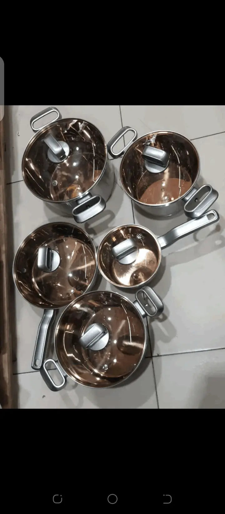 Cookware set of 5 murukali.com