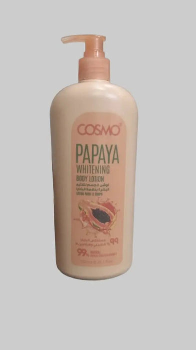 Cosmo Papaya Whitening Body Lotion 750ml Murukali.com