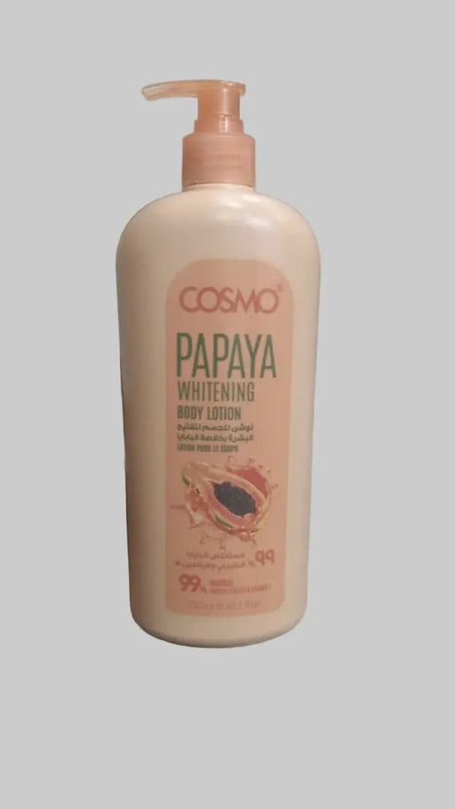 Cosmo Papaya Whitening Body Lotion 750ml Murukali.com